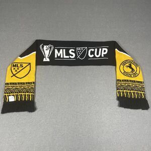 MLS Cup Scarf 2020 Final Columbus Crew Seattle Sounders Black Yellow Continental
